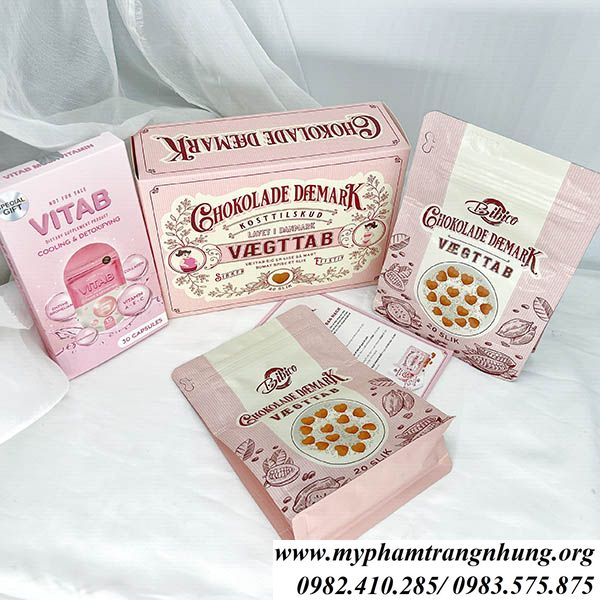 KẸO GIẢM CÂN SOCOLA ĐAN MẠCH CHOKOLADE VÆGTTAB